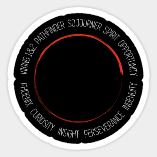 Mission: Mars Lander Sticker